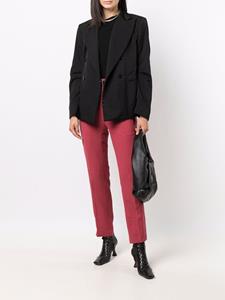 Rick Owens Broek met satijnen afwerking - Rood