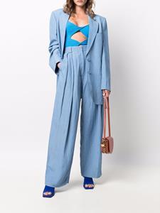 stellamccartney Stella McCartney High waist pantalon - Blauw