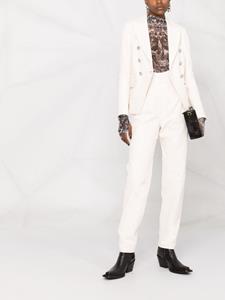 philippplein Philipp Plein Leren broek - Beige