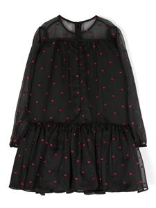 twinsetkids TWINSET Kids Jurk met lange mouwen - Zwart