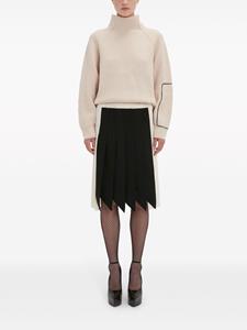 victoriabeckham Victoria Beckham Midi-plooirok - Beige