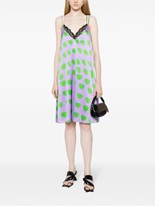 natashazinko Natasha Zinko Mini-jurk met abstracte print - Paars