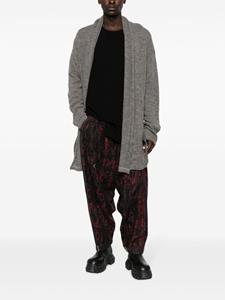 Yohji Yamamoto Vest met ceintuur - Grijs
