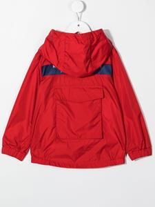 Moncler Enfant Regenjack met logopatch - Rood