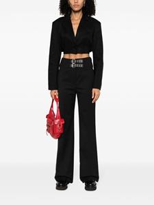 moschinojeans MOSCHINO JEANS Flared broek - Zwart