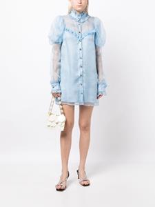 Macgraw Jurk met ruches - Blauw