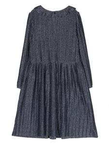 Molo Coralia geplooide jurk - Blauw