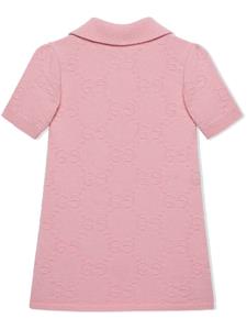 guccikids Gucci Kids Mini-jurk met jacquard logo - Roze