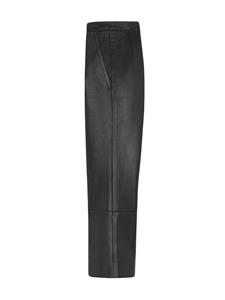 Saint Laurent Leren broek - Zwart