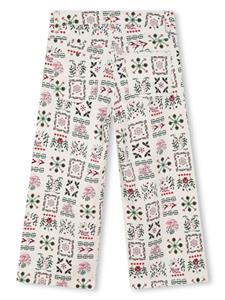 kenzokids Kenzo Kids Katoenen broek - Wit