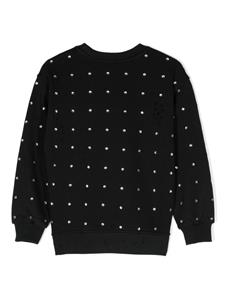 barrowkids Barrow kids Sweater verfraaid met stras - Zwart