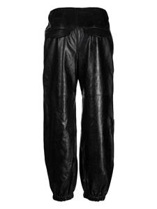 ullajohnson Ulla Johnson Cyrus leren broek - Zwart