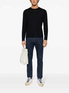 Incotex Jeans met logopatch - Blauw