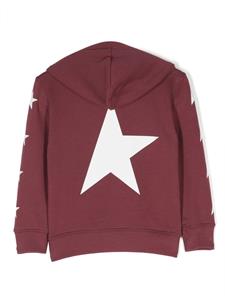 goldengoosekids Golden Goose Kids Hoodie met sterrenprint - Rood