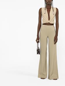 Jacquemus Flared broek - Beige