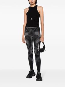 HELIOT EMIL Legging met contrasterende tailleband - Zwart