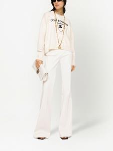 dolce&gabbana Dolce & Gabbana High waist broek - Wit