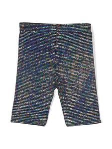 Shorts met pailletten - Zwart