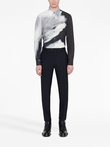 alexandermcqueen Alexander McQueen Pantalon met toelopende pijpen - Zwart