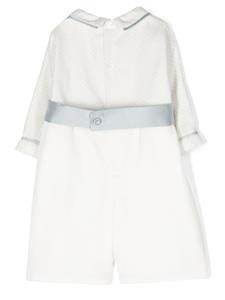 lastupenderia La Stupenderia Geruite romper - Wit