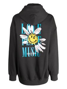 izzue Hoodie met print - Grijs