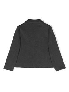brunellocucinellikids Brunello Cucinelli Kids Blazer met gekerfde revers - Grijs