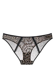 Marlies Dekkers Slip met luipaardprint - Bruin