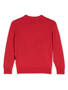 mc2saintbarth MC2 Saint Barth Poastcard patterned-jacquard jumper - Rood