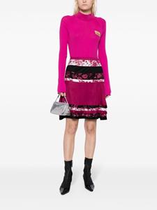 guccipre-owned Gucci Pre-Owned Mini-rok met bloemenprint - Veelkleurig