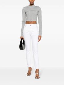 WARDROBE.NYC Jeans met toelopende pijpen - Wit