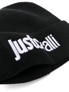 justcavalli Just Cavalli Muts met geborduurd logo - Zwart
