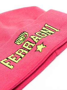 chiaraferragni Chiara Ferragni Muts met intarsia logo - Roze