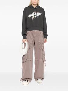 musiumdiv. Musium Div. Hoodie met grafische print - Grijs