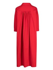 caseycasey Casey Casey Momo cotton midi shirtdress - Rood