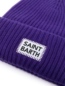 MC2 Saint Barth Muts met logopatch - Paars