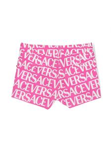 versacekids Versace Kids Shorts met logoprint - Roze