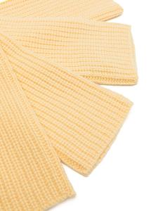 pringleofscotland Pringle of Scotland Geribbelde kasjmier warmers - Geel