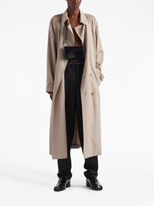 Prada Trenchcoat met dubbele rij knopen - Beige