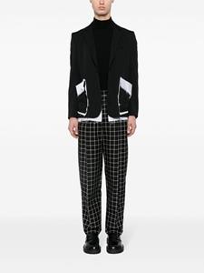 Marni Geruite broek - Zwart