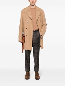Incotex Geruite broek - Bruin
