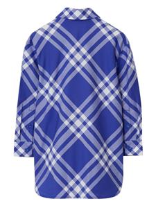 burberrykids Burberry Kids Geruit shirt - Blauw