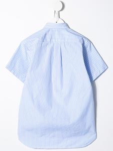 Comme Des Garçons Play Kids Shirt met logo - Blauw