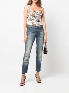 dolce&gabbanapre-owned Dolce & Gabbana Pre-Owned 2000s slim-fit jeans - Blauw