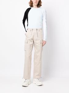 GmbH Chino met logopatch - Beige