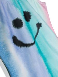 Badpak met tie-dye print - Blauw