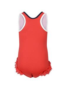 monclerenfant Moncler Enfant Badpak met logoprint - Rood