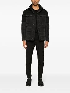 BOSS Broek met logopatch - Zwart