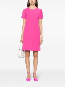 Blanca Vita round-neck A-line minidress - Roze