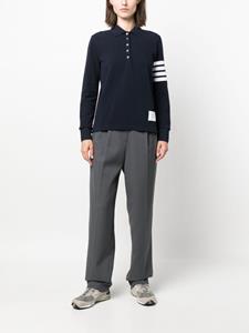 Thom Browne Poloshirt met lange mouwen - Blauw