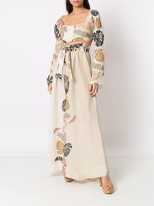amirslama Amir Slama Flared broek - Beige